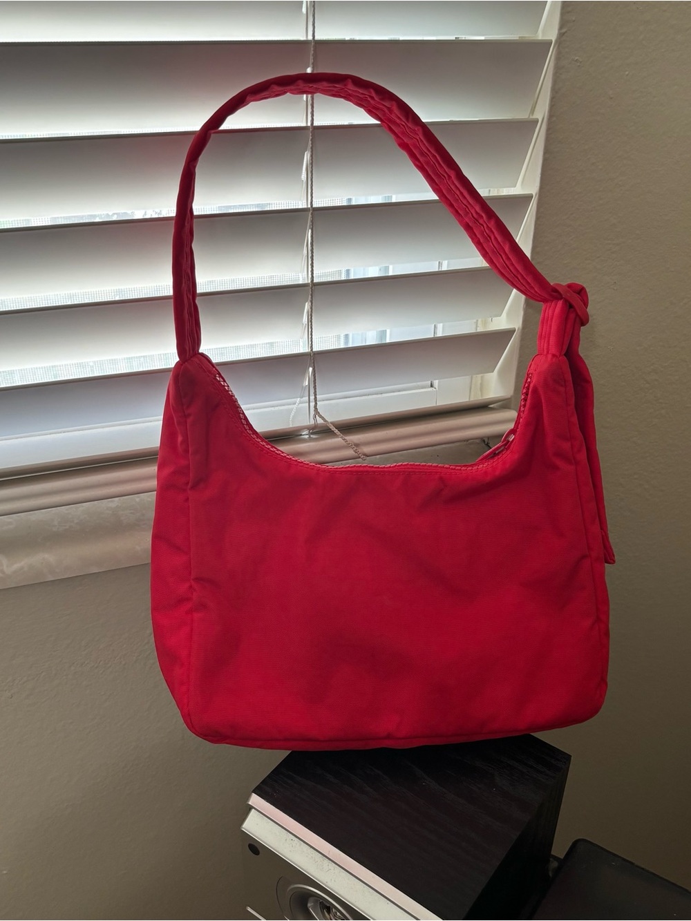 Baggu Mini Nylon Shoulder Bag in Candy Apple